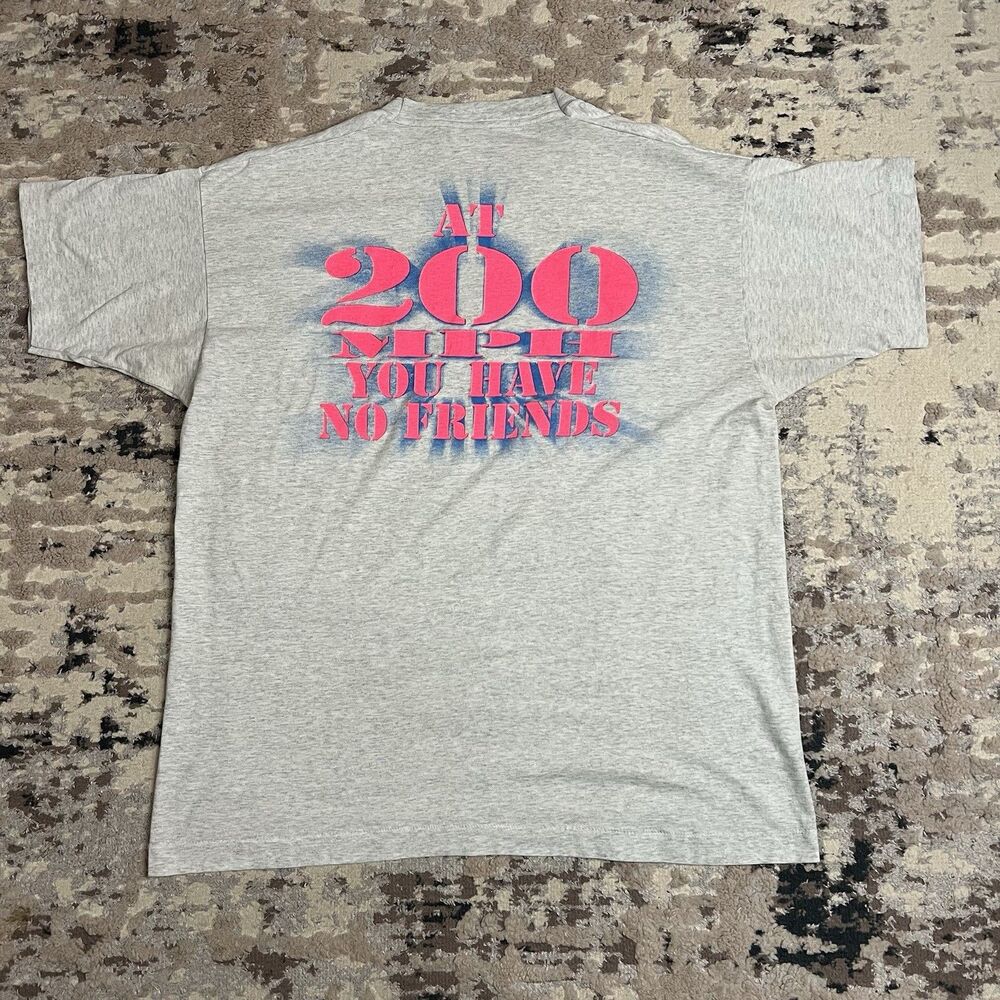 VTG Hot Licks Racing Boat Fruit Of The Looms T-shirt Sz XL Single Stitch 90s USA
